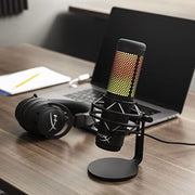 USB RGB Condenser Microphone with Shock Mount