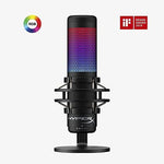 USB RGB Condenser Microphone with Shock Mount