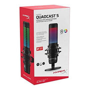 USB RGB Condenser Microphone with Shock Mount