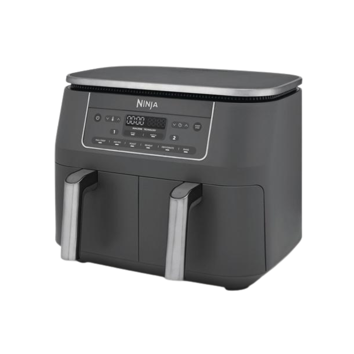 NINJA 6-in-1 Dual Zone DZ300UK Air Fryer - Gun Metal Grey Used - Fair
