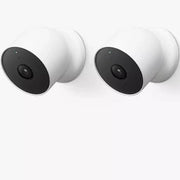 Google Nest Cam Indoor & Outdoor Smart Security Camera – Battery – 2 Pack