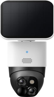 eufy Security SoloCam S340 Wireless Outdoor Security Camera with Solar Panel - White