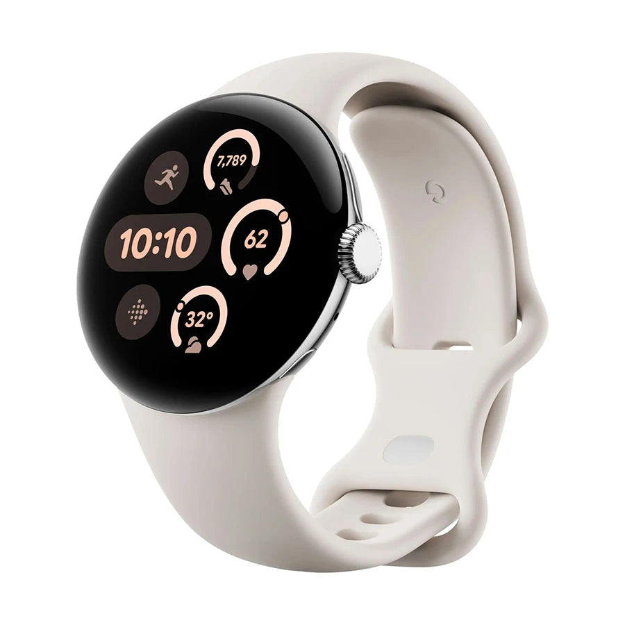 Google Pixel Watch 3 Wi-Fi Smartwatch Polished Silver