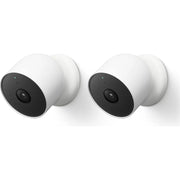 Google Nest Cam Indoor & Outdoor Smart Security Camera – Battery – 2 Pack