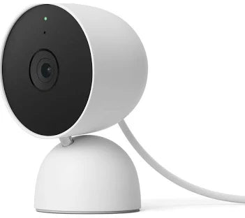 Google Nest Cam Indoor Wired Smart Security Camera – 2nd Gen – Snowa