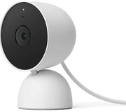 Google Nest Cam Indoor Wired Smart Security Camera – 2nd Gen – Snowa