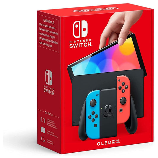 Nintendo Switch OLED Model - Neon Red/Neon Blue