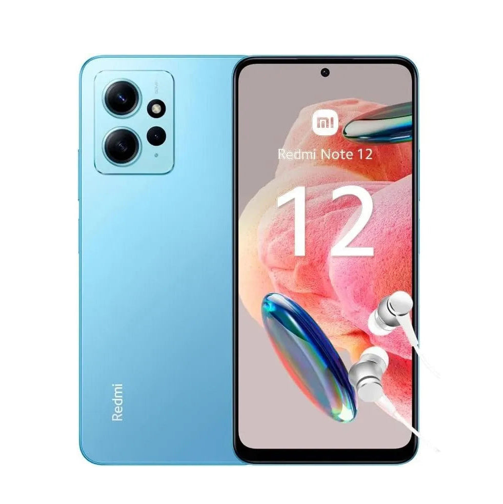 Xiaomi Redmi Note 12 Ice Blue 4GB RAM + 128GB Storage Unlocked Android Smartphone